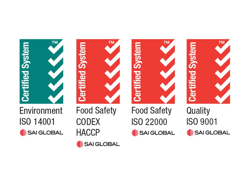 Cafetto Certifications