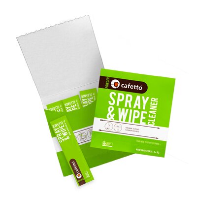 Packaging of Packaging of Spray & Wipe Cleaner Sachets